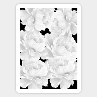 White peony Sticker